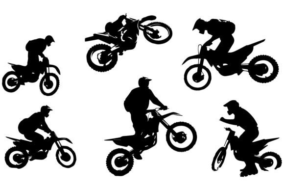 Biker Rider Silhouette: Capturing Motion in Design
