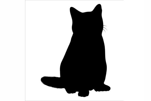 Cat Silhouette Vector: Elevate Your Design Projects