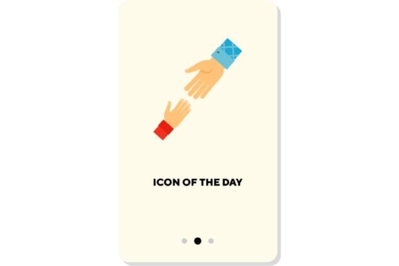 Exploring the Visual Language of Development and Help Flat Icons